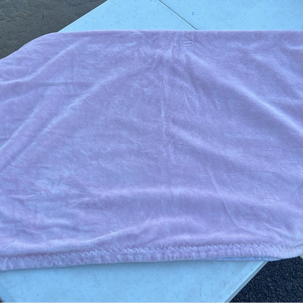 Pottery Barn Kids Light Pink Plush Blanket